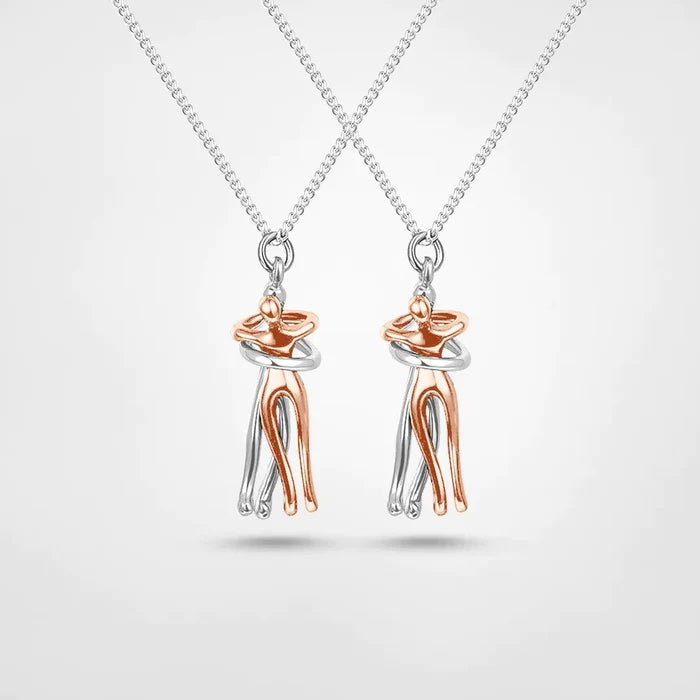 Hugging Love Necklace (1+1 FREE)